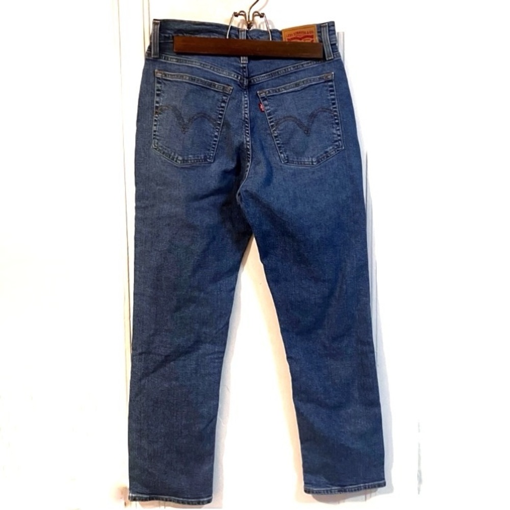 Levi’s new without tags button fly 501 wedgie dark wash jeans